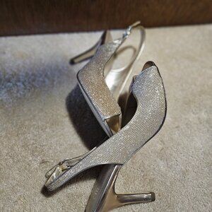 Gold Sparkle Party Sandal - size 10M